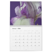 Calendrier Irises du jardin (Jan 2026)