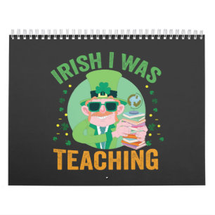 Calendrier Irlandais J'enseignais drôle cadeau de St Patrick
