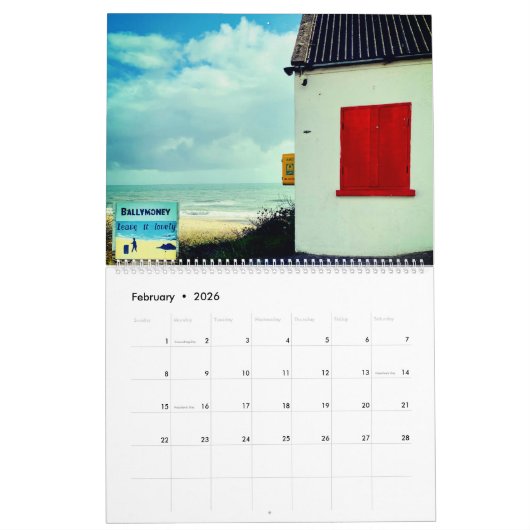 Calendrier Irlande 2025 (Feb 2026)