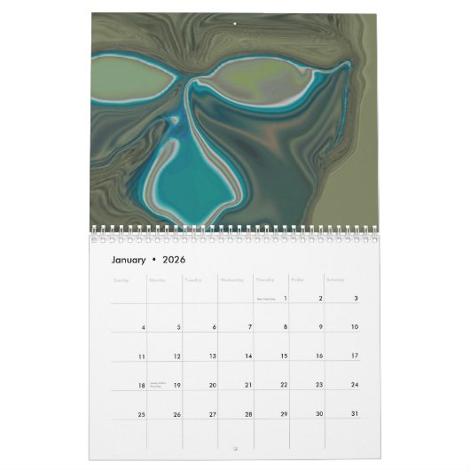 Calendrier irréel 2013 (Jan 2026)