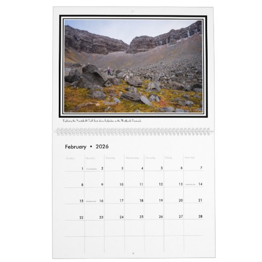 Calendrier Islande (Feb 2026)