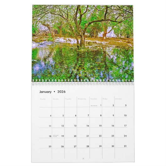 Calendrier israël (Jan 2026)