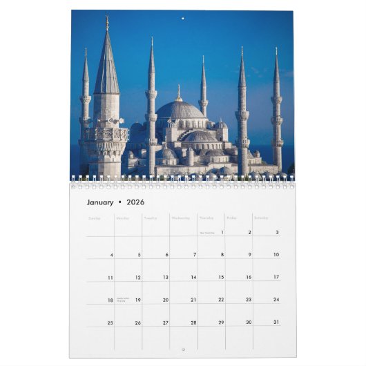 Calendrier Istanbul 2025 (Jan 2026)