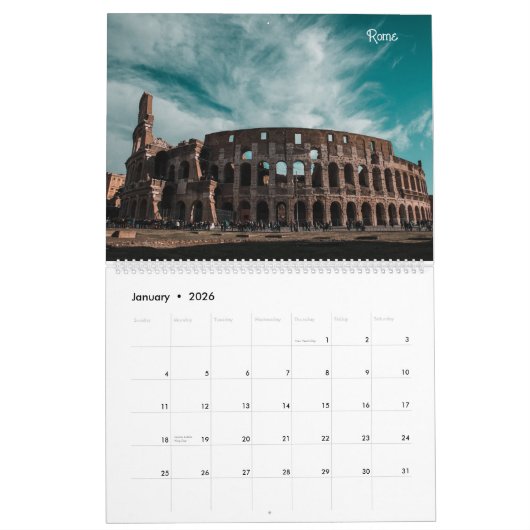 Calendrier Italie 2024 (Jan 2026)