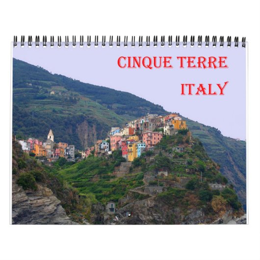 Calendrier Italie - Cinque Terre - (Protection)