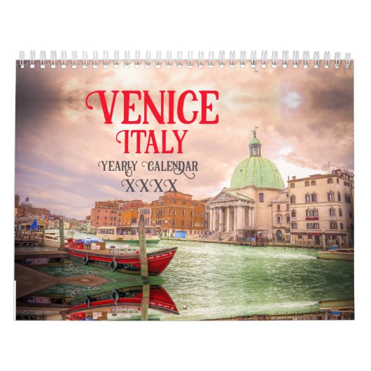 Calendrier Italie Venise Paysages, Vues Europe (Protection)