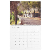 Calendrier italien de paysage (Mar 2026)