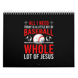 Calendrier J'Ai Besoin Aujourd'Hui Du Baseball, Beaucoup De B