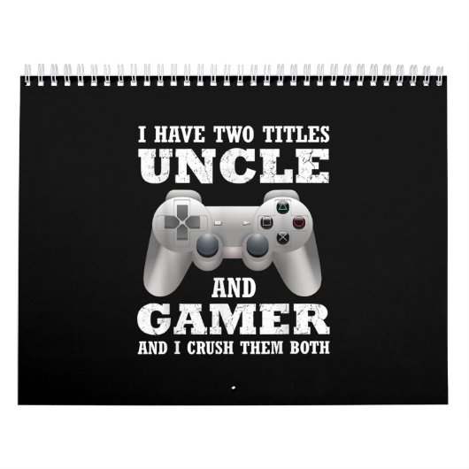 Calendrier J'Ai Deux Titres Uncle Gamer Funny Gamer (Protection)