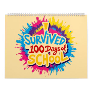 Calendrier J'ai survécu à 100 jours d'école