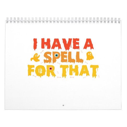 Calendrier J'ai un sort pour ce cadeau de sorcière Éffrayante (Protection)