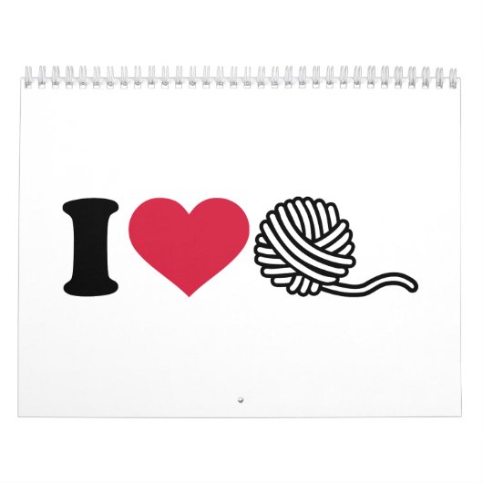 Calendrier J'aime la laine (Protection)