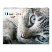 Calendrier J'aime les chats (Protection)