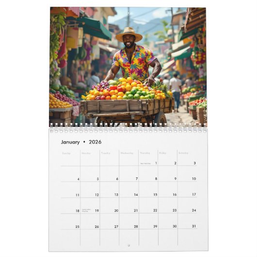 Calendrier Jamaican calendar (Jan 2026)