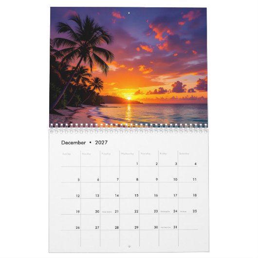Calendrier Jamaican calendar (Dec 2027)