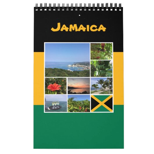 Calendrier Jamaïque - Collage photo (Protection)
