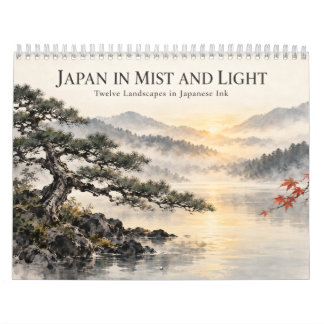 Calendrier Japanese Sumi-e Landscapes in Mist and Light