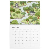 Calendrier Japon art populaire nouvelle année (Mar 2026)