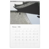 Calendrier japonais de tuile de toit (Feb 2026)