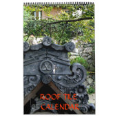 Calendrier japonais de tuile de toit (Protection)