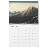 Calendrier japonais vintage (Mar 2027)