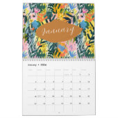 Calendrier Jardin de printemps Abstraite peinture florale 202 (Jan 2026)
