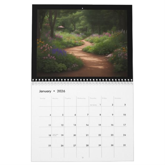 Calendrier Jardin d'IA (Jan 2026)