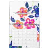 Calendrier Jardin fleuri (Mar 2027)