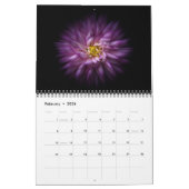 Calendrier Jardin Fleurs No 20 Version de flux couleur (Feb 2026)