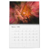 Calendrier Jardin Fleurs No 40 Version de flux couleur (Feb 2026)