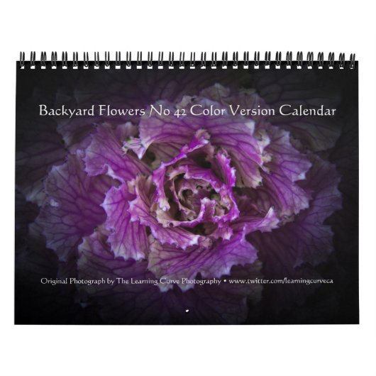 Calendrier Jardin Fleurs No 42 Version couleur (Protection)