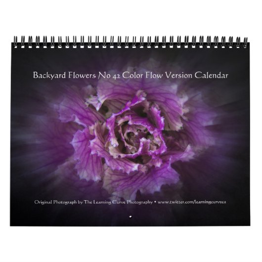 Calendrier Jardin Fleurs No 42 Version de flux couleur (Protection)
