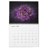 Calendrier Jardin Fleurs No 42 Version de flux couleur (Jan 2027)
