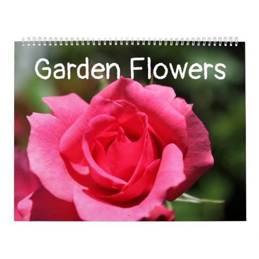 Calendrier Jardin Fleurs Photo Art (Protection)