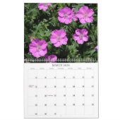 Calendrier Jardin Fleurs Photo Art (Mar 2026)