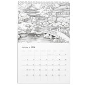 Calendrier Jardin Japonais Il vous-même (Jan 2026)