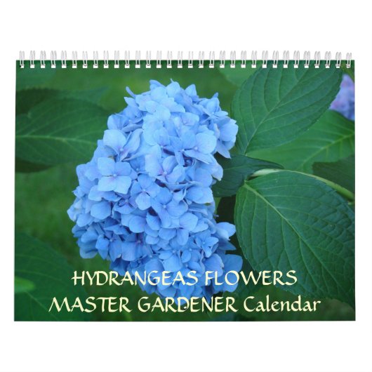 Calendrier Jardinier Maître Hydrangeas Fleurs (Protection)