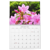 Calendrier Jardins Azalées Rose Blanc Orange Azalé (Jan 2027)