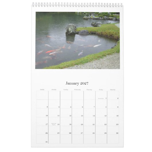 Calendrier Jardins du Japon 2010 (Jan 2027)