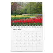 Calendrier Jardins et fleurs (Mar 2026)