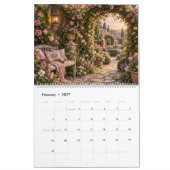 Calendrier Jardins secrets à travers l'année (Feb 2027)