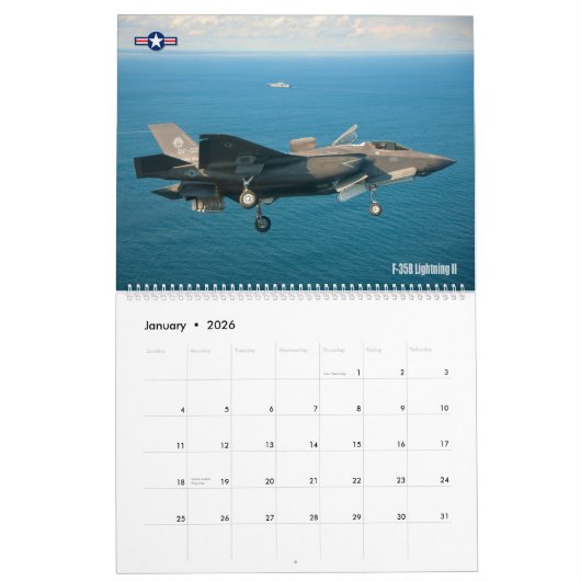 CALENDRIER JARHEAD JETS (Jan 2026)