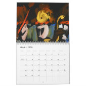 Calendrier Jazz Art par E.J. Gold (Mar 2026)
