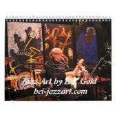 Calendrier Jazz Art par E.J. Gold (Protection)