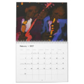 Calendrier Jazz Art par E.J. Gold (Feb 2027)
