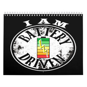 Calendrier Je suis alimenté par batterie