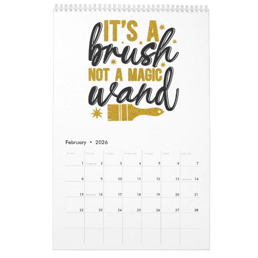 Calendrier Je suis coiffeur (Feb 2026)