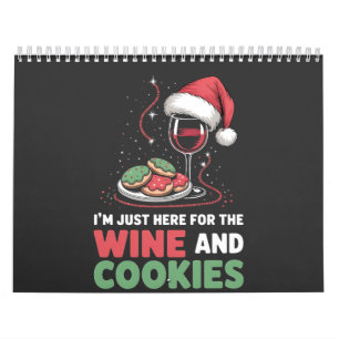 Calendrier Je suis juste ici pour le Noël des vins et des bis