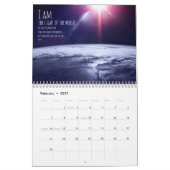 Calendrier Je suis les déclarations de Jésus Christ Bible Ver (Feb 2027)