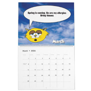Calendrier Jerry le Chat 2026